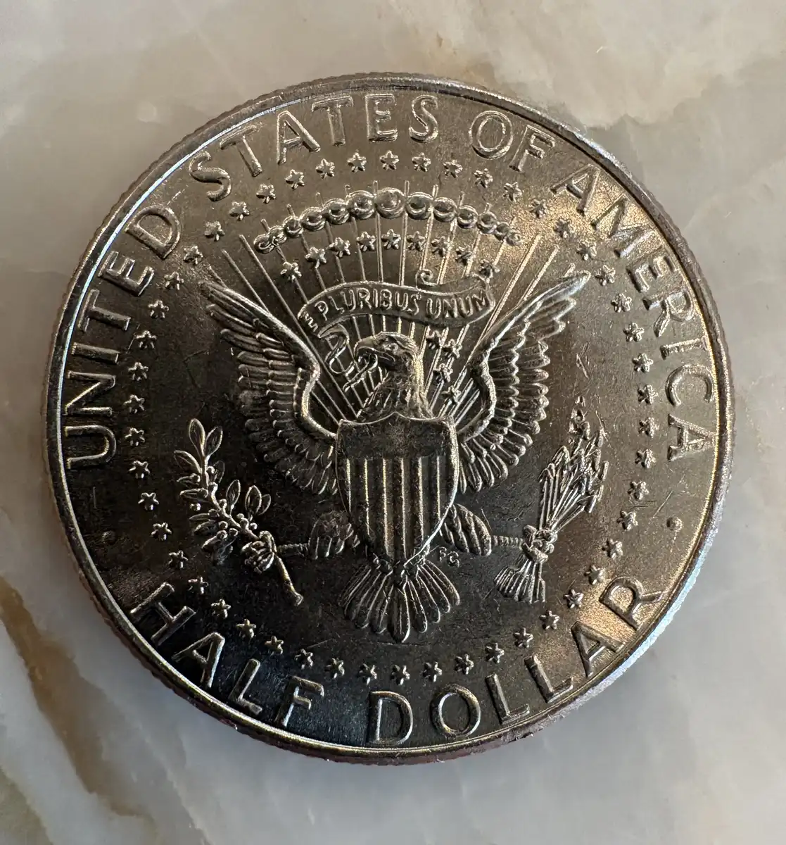 2021-Kennedy-Half-Dollar-Obverse-Lamination/Bubble-Error