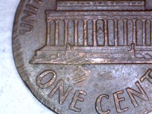 1969-Penny-Damaged,-Or-Error-Coin?
