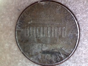 1999-Lincoln-Penny,-Plain-Zinc,-No-Copper-Layer?-Very-Smooth.