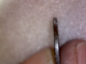 1999-Lincoln-Penny,-Plain-Zinc,-No-Copper-Layer?-Very-Smooth.