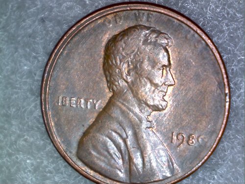 1989-Lincoln-Cent.-Struck-Through-Grease.-Nice!