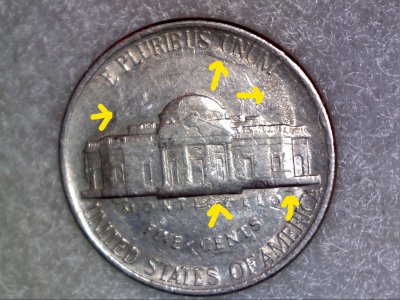 1983-Jefferson-Nickel,-Doubling-On-Obverse-And-Problem-With-Reverse?