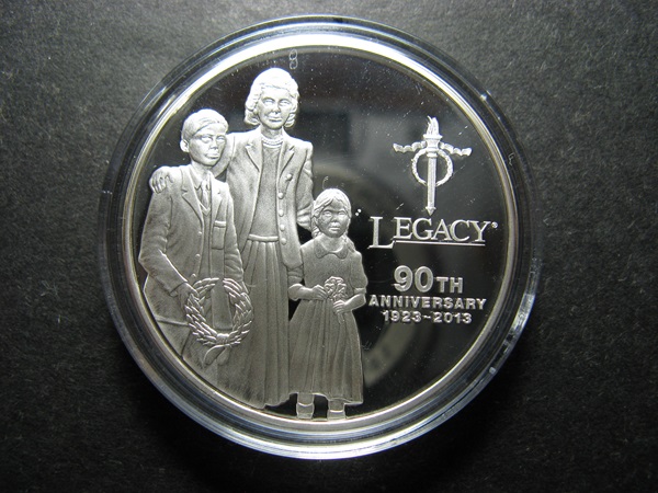Legacy-90th-Anniversary-Medallion-1923-2013-Australia---Silver-Plated-Or-Sterling?