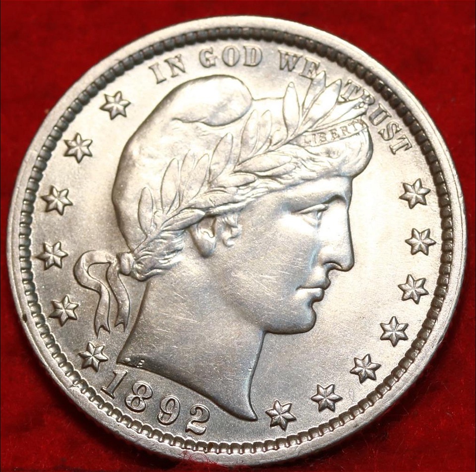 1892-Barber-Quarter-For-Grading