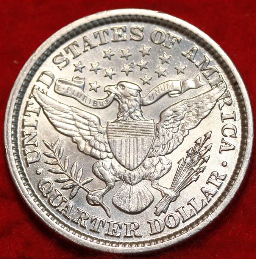 1892-Barber-Quarter-For-Grading