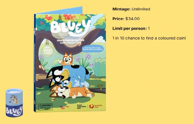 More-Bluey-$2-Coins!