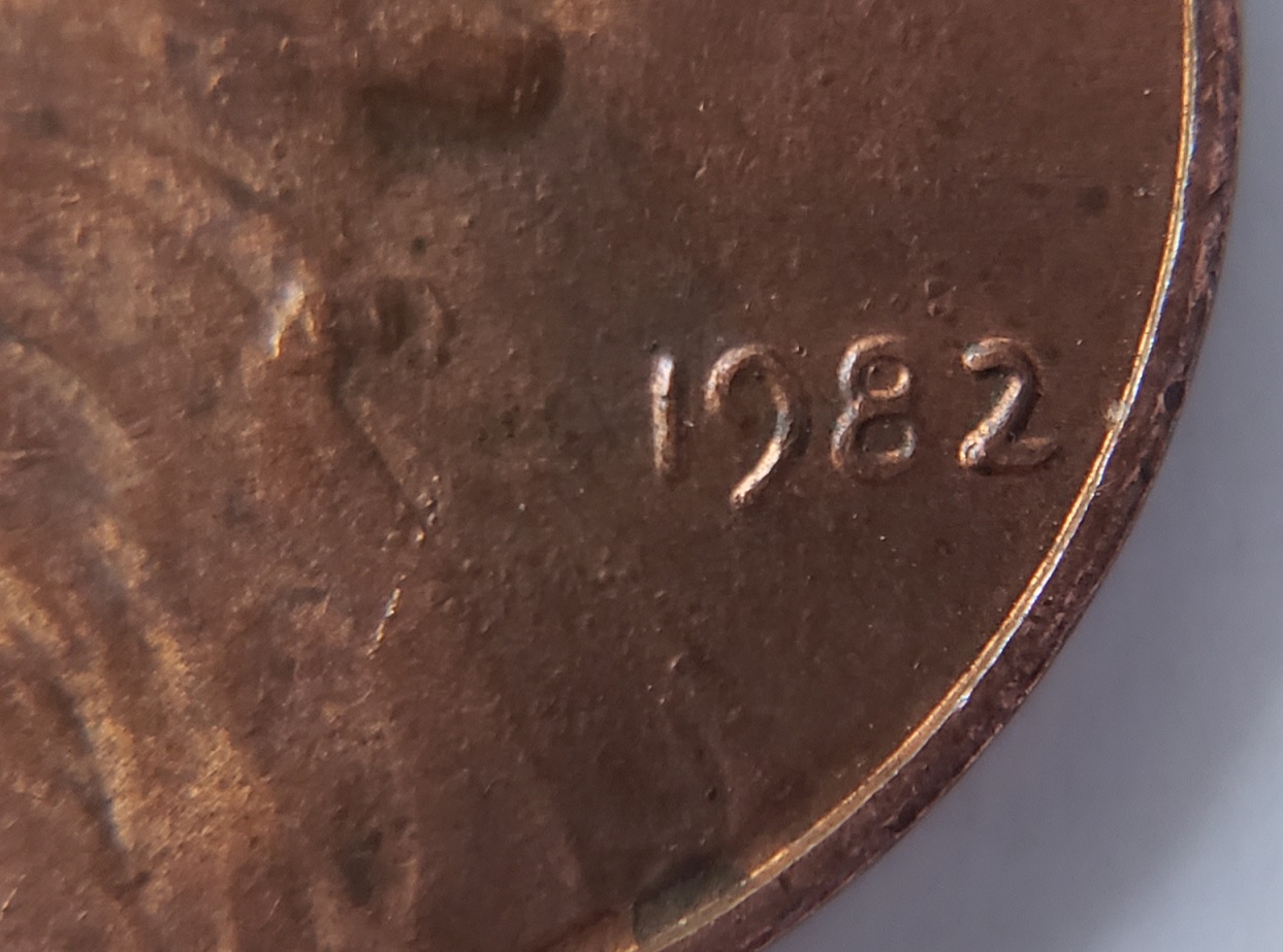 1982-LMC-Lg-Date-Zinc-DDO?-DDR?-Rev-Duo-End-Die-Cracks!!