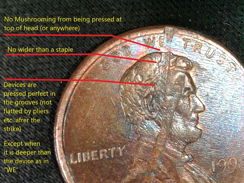 1998-P-Lincoln-Cent-With-Struck-Through-Planchet?-During-Blanking-Press?