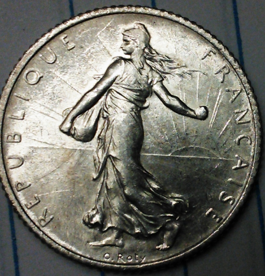 1918-French-1-Franc-For-Grading