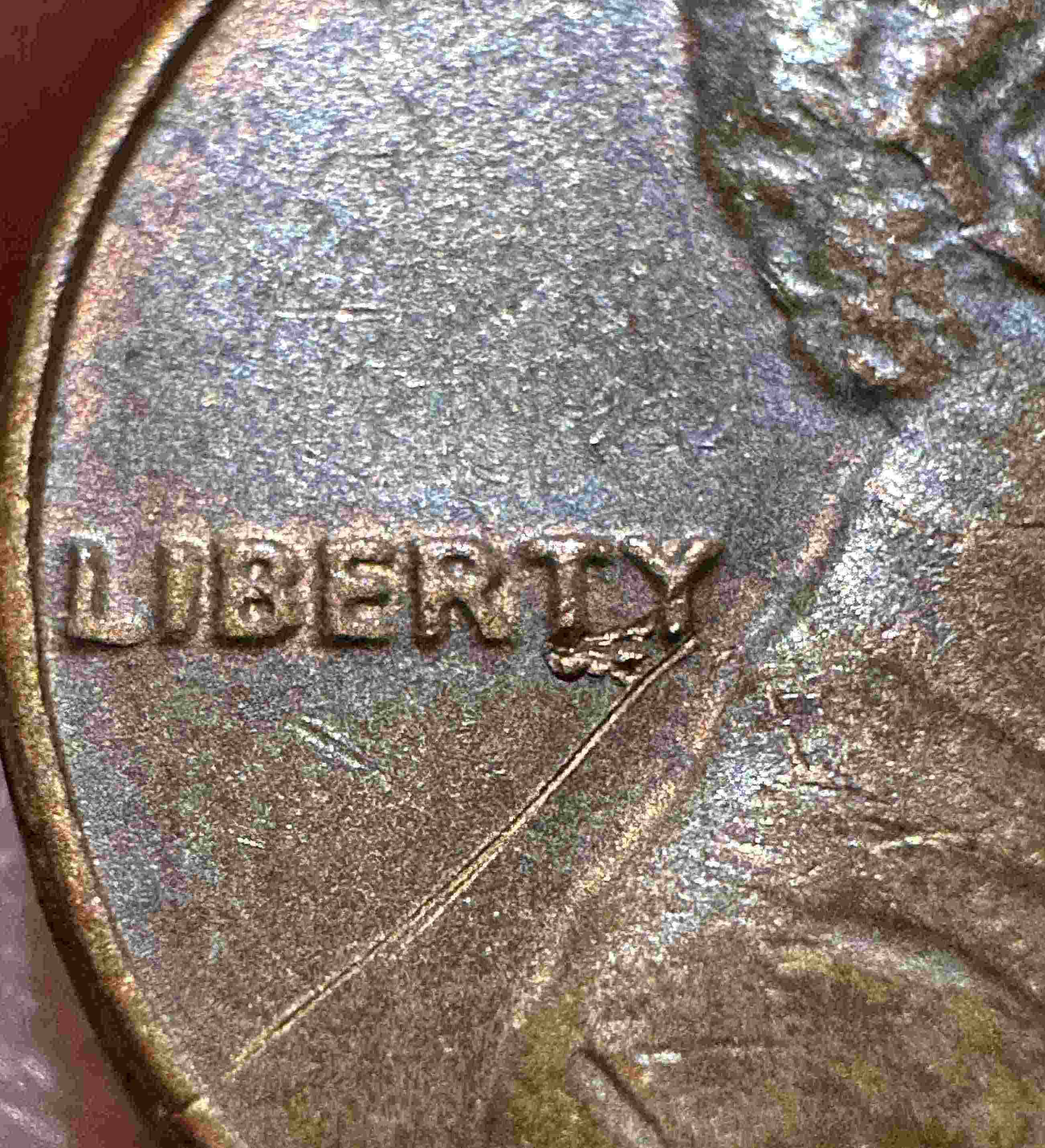 1982-P-Large-Date-Lincoln-Bronze-Penny-3.1g-~-OBV-Er?