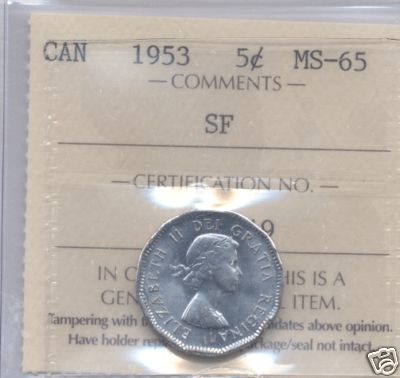 1953-Canadian-Nickel-Error?-First-Recorded-Foreign-Trail-Die-Canada