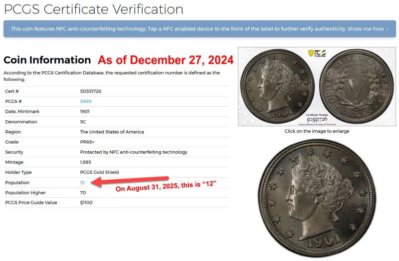PCGS-Verification-Pop-#