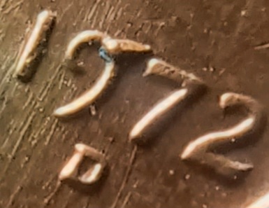 1972-D-Cent-~-Db-On-9-And-Very-Faint-L
