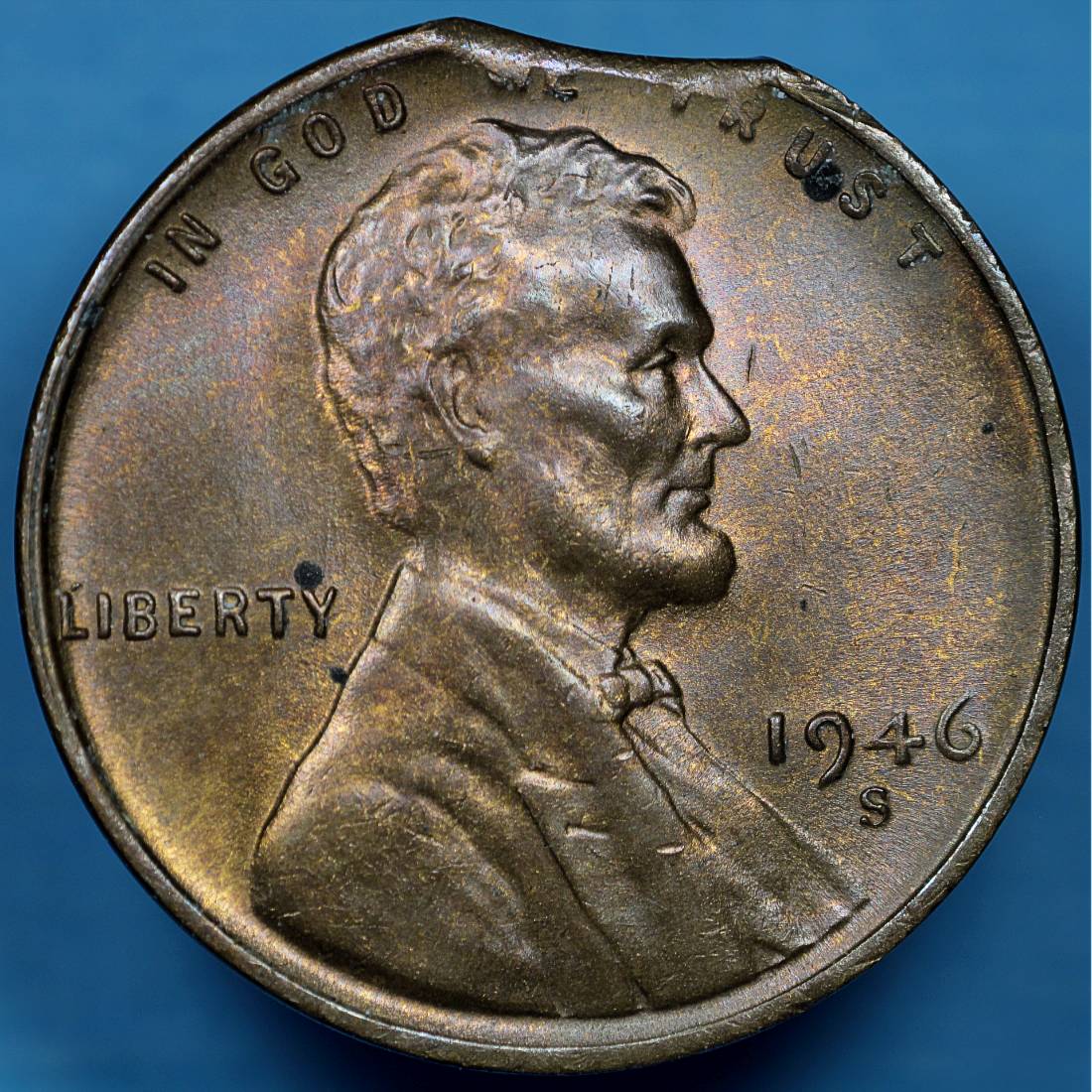 1950-D-Lincoln-Wheat-Cent-Mint-Error---Clipped-Planchet-How-To-ID-Clips