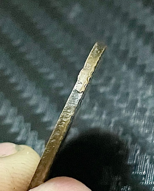 1954-Cinco-Centavos-Rim/Edge-Error