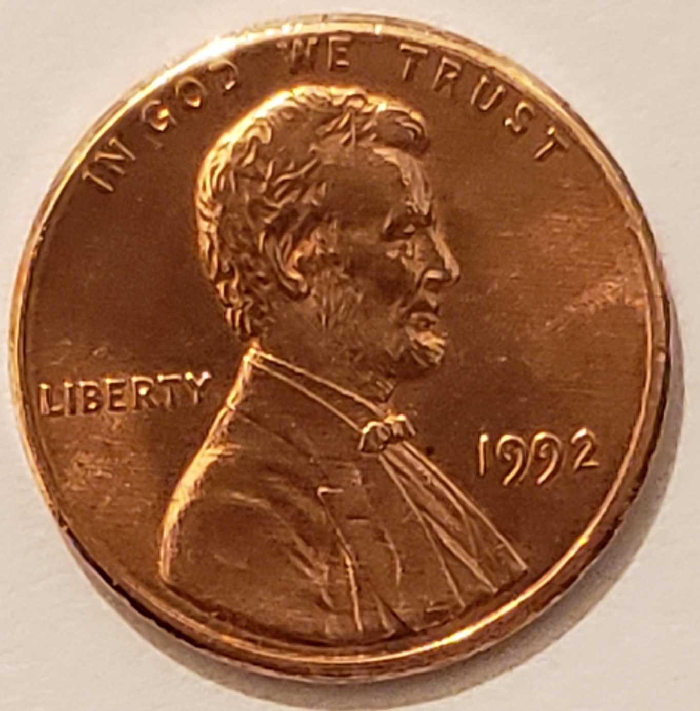 1992-Lincoln-Penny-With-Close-AM