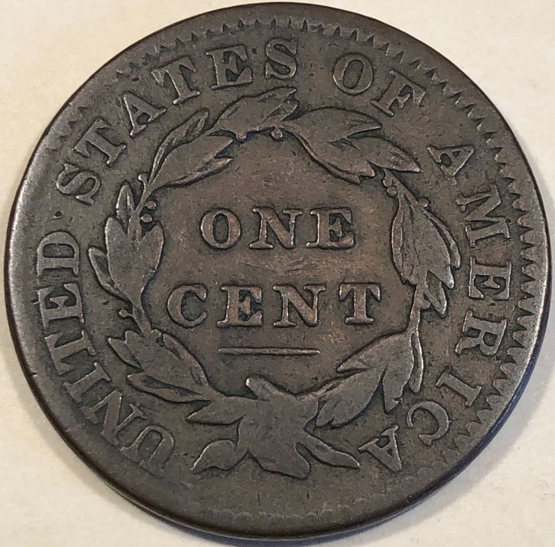 1833-Coronet-Large-Cent