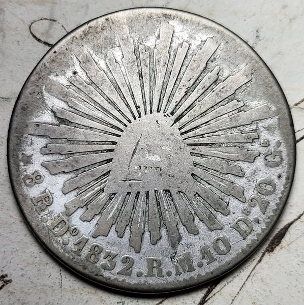 An-1832-Cap-And-Ray-From-Durango-At-24.0-Grams.-Poorly-Silvered-CCC-Or-Regal?