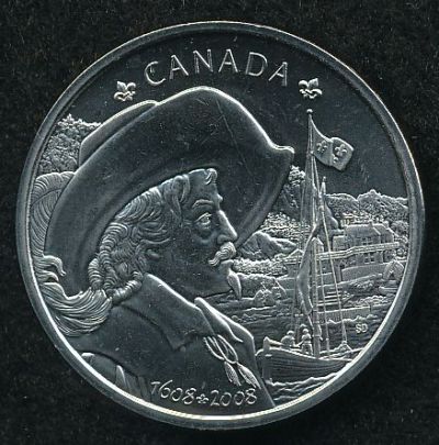 Commems-Collection-Canadian:-2008-Quebec-400th-Collector-Card