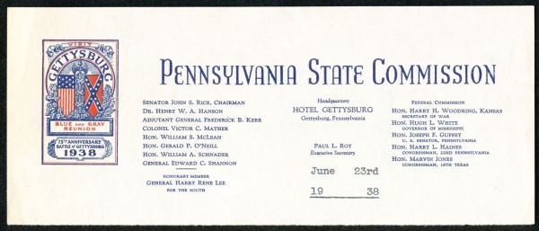 Commems-Collection-Classic:-1936-Battle-Of-Gettysburg-75th-Anniversary