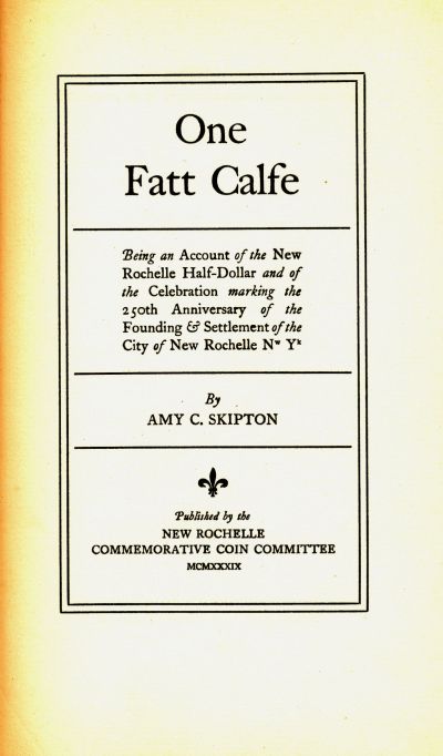 Commems-Collection-Classic:-1938-New-Rochelle-NY-250th-Anniversary