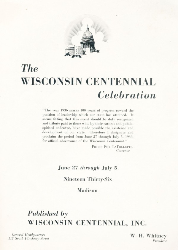 Commems-Collection-Classic:-1936-Wisconsin-Territorial-Centennial---Revisited