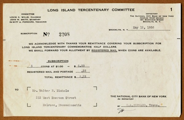 Commems-Collection-Classic:-1936-Long-Island-Ephemera