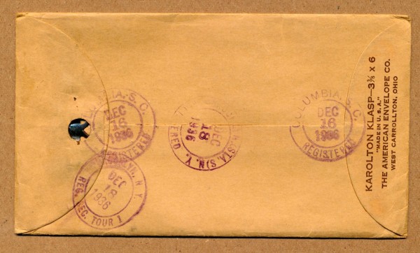 Commems-Collection-Classic:-1936-Columbia,-SC-Ephemera-#2