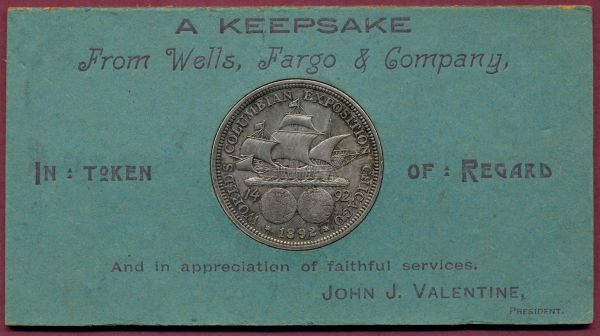 Commems-Collection-Classic:-1892-93-World's-Columbian-Exposition-&-Wells-Fargo