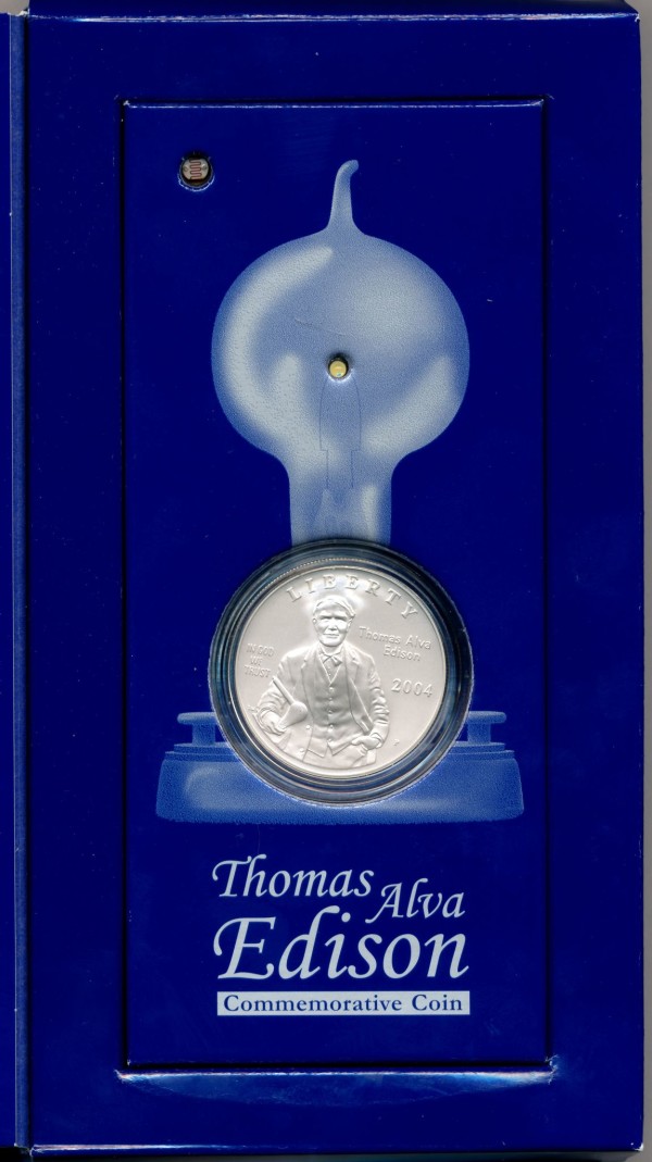 Commems-Collection-Modern:-2004-Thomas-Alva-Edison-Collector's-Set
