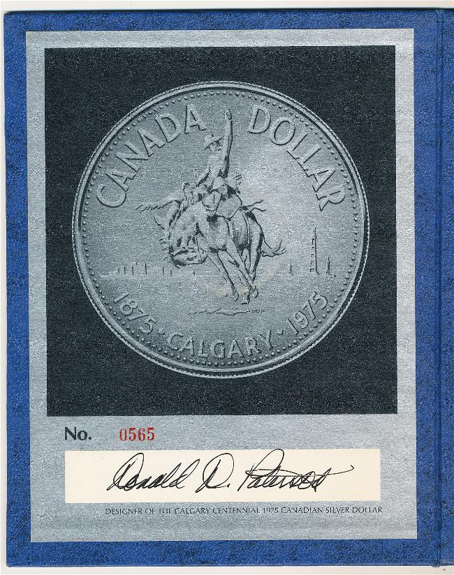 Commems-Collection-Canadian:-1975-Calgary-Centennial-SD---Artist's-Folder