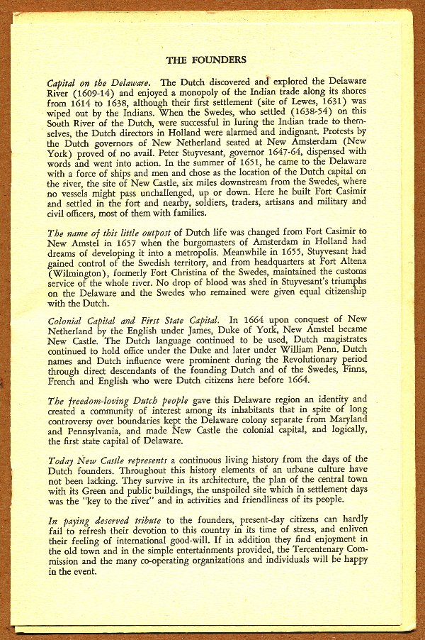 Commems-Collection-Classic:-What-If?-1951-New-Castle,-De-Tercentenary
