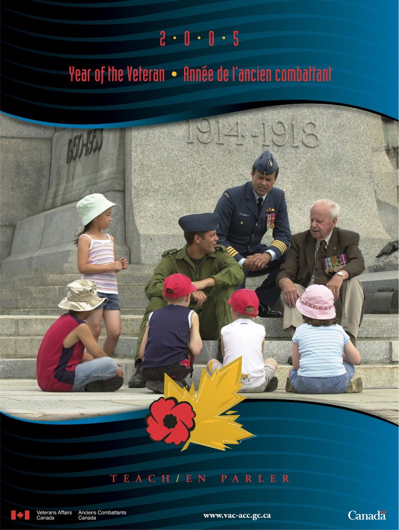 Commems-Collection-Canadian:-2005-Year-Of-The-Veteran-$10---Coin-1-Of-4