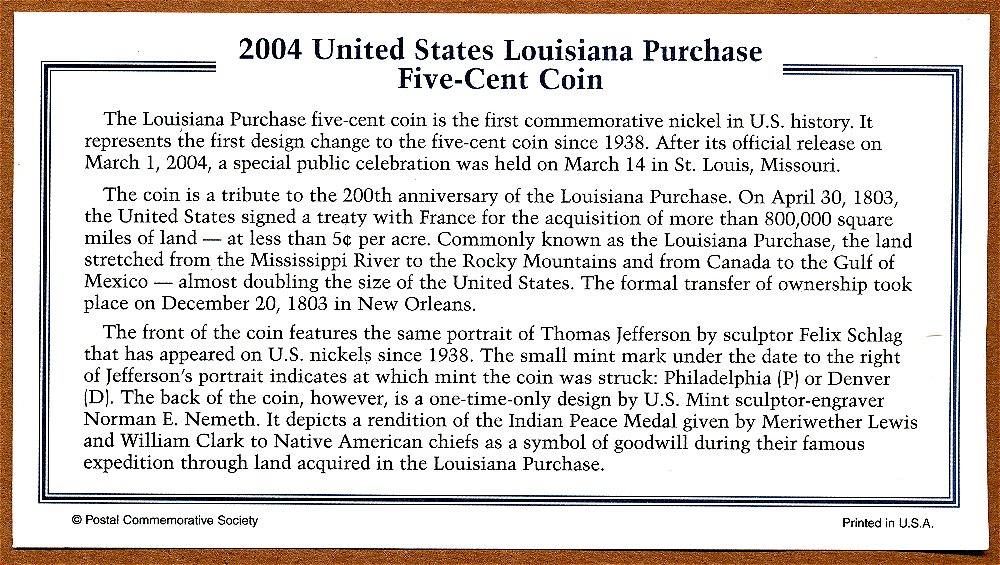Commems-Collection-Classic:-What-If?-1953-Louisiana-Purchase-150th-Anniv.---Circulation-Issue
