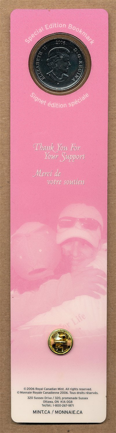Commems-Collection-Canadian:-2006-Breast-Cancer-Awareness-Silver-$5---Coin-3-Of-12