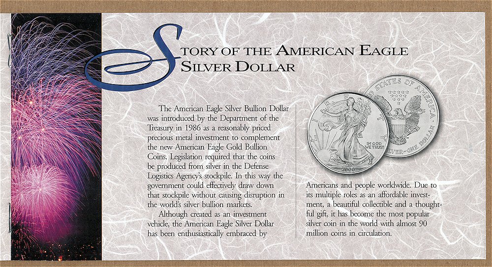 Commems-Collection-Modern:-2000-US-Millennium-Coinage-And-Currency-Set