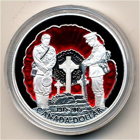 Commems-Collection-Canadian:-2015-In-Flanders-Fields-Dollar