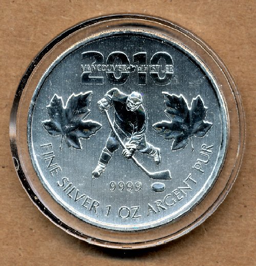 Commems-Collection-Canadian:-2010-Vancouver-Olympics-$5-Silver-Coins