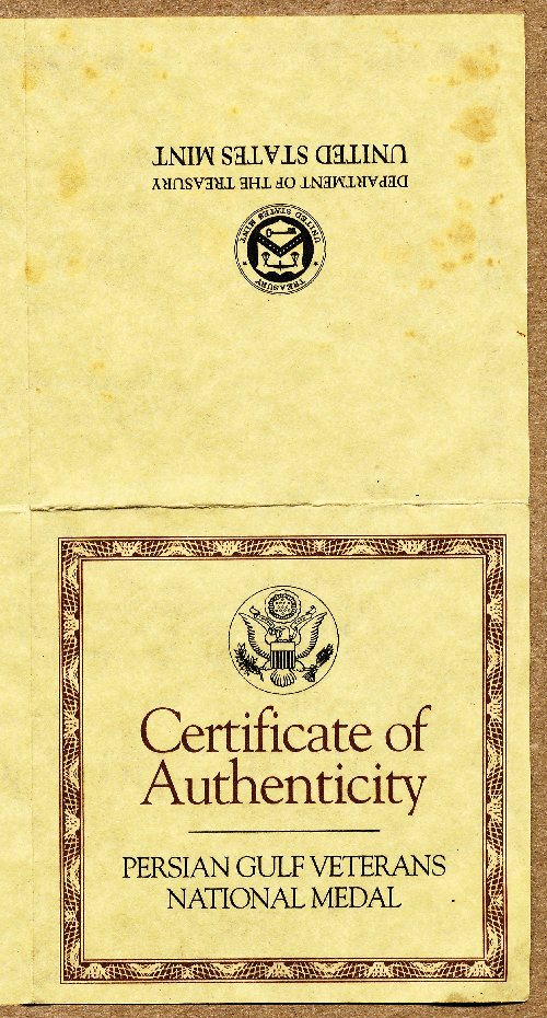 Commems-Collection-Medals:-Persian-Gulf-National-Medal-Options