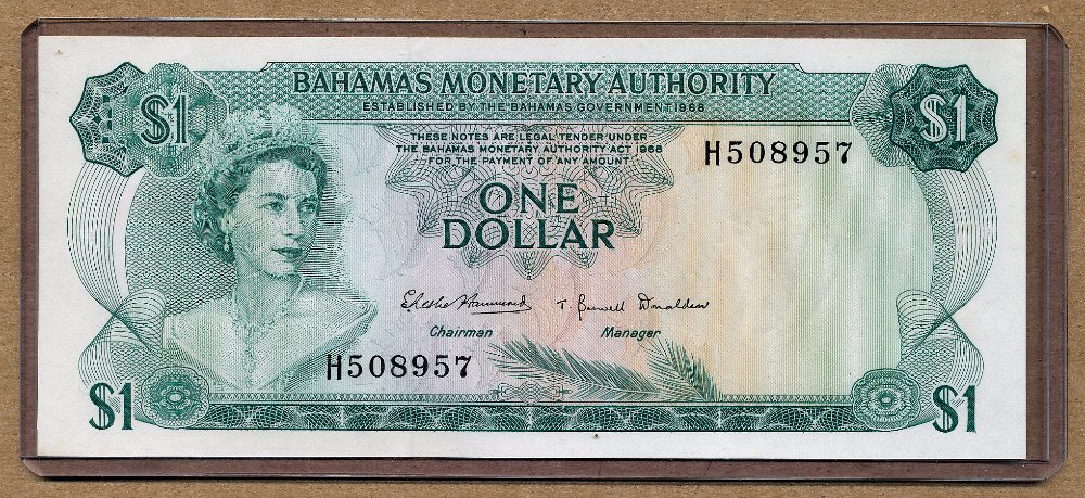 Commems-Collection-Currency:-Bahamas-$1-Notes