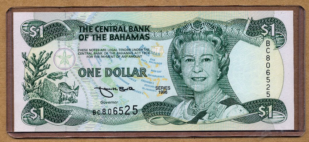 Commems-Collection-Currency:-Bahamas-$1-Notes