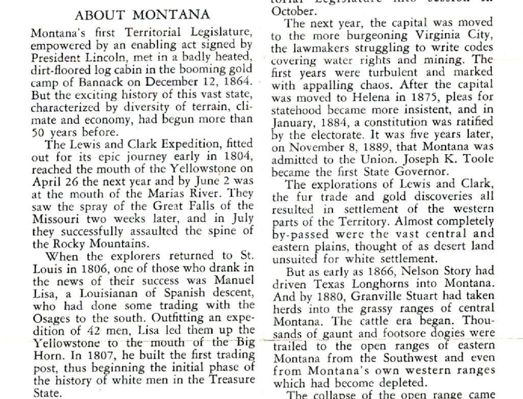 Commems-Collection-Medals:-1964-Montana-Territory-75th-Anniversary