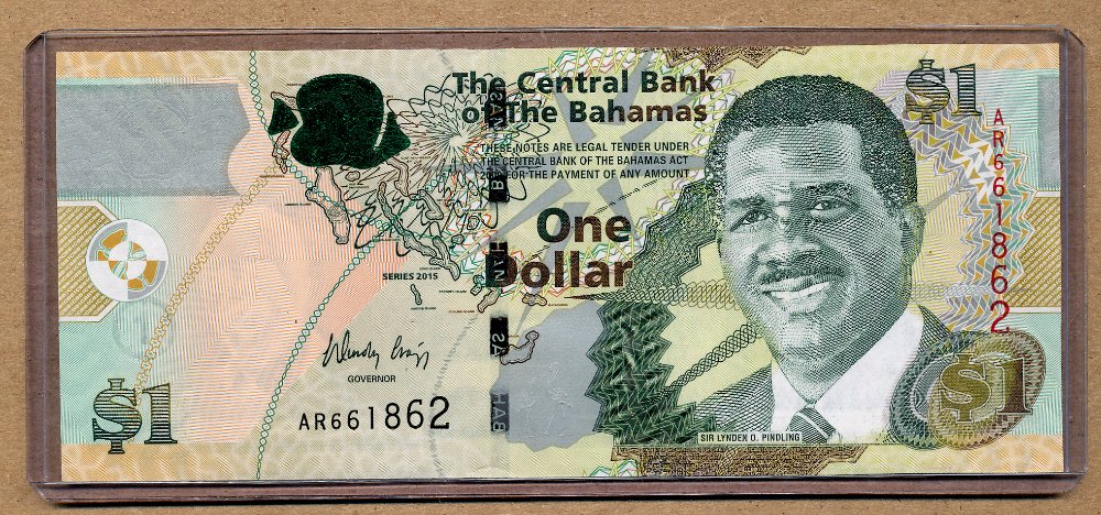 Commems-Collection-Currency:-Bahamas-$1-Notes