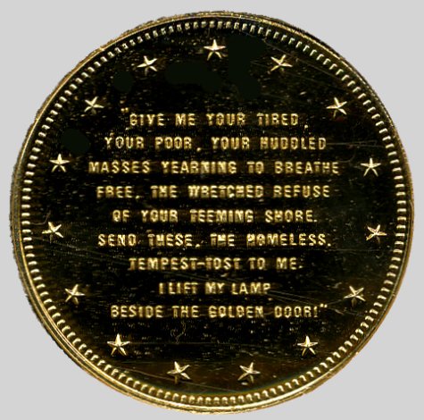 Commems-Collection-Medals:-1985-Statue-Of-Liberty-Arrival-Centennial