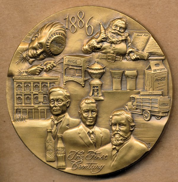 Commems-Collection-Medals:-1986-Coca-Cola-Centennial-Celebration