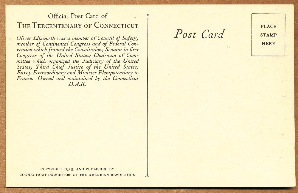 Commems-Collection-Classic:-1935-Connecticut-Tercentenary---Official-Postcards