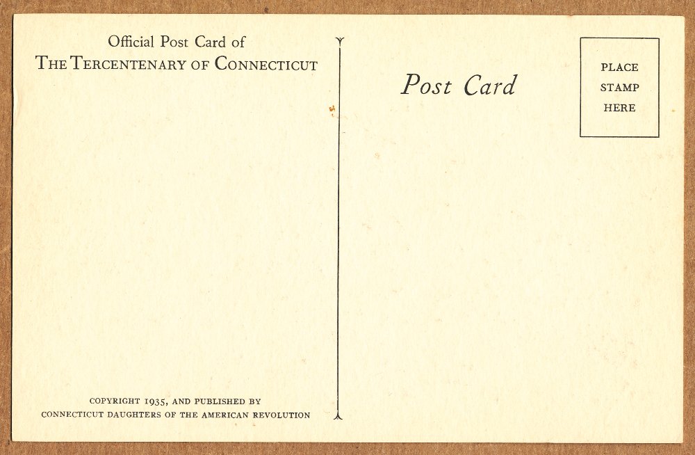 Commems-Collection-Classic:-1935-Connecticut-Tercentenary---Official-Postcards