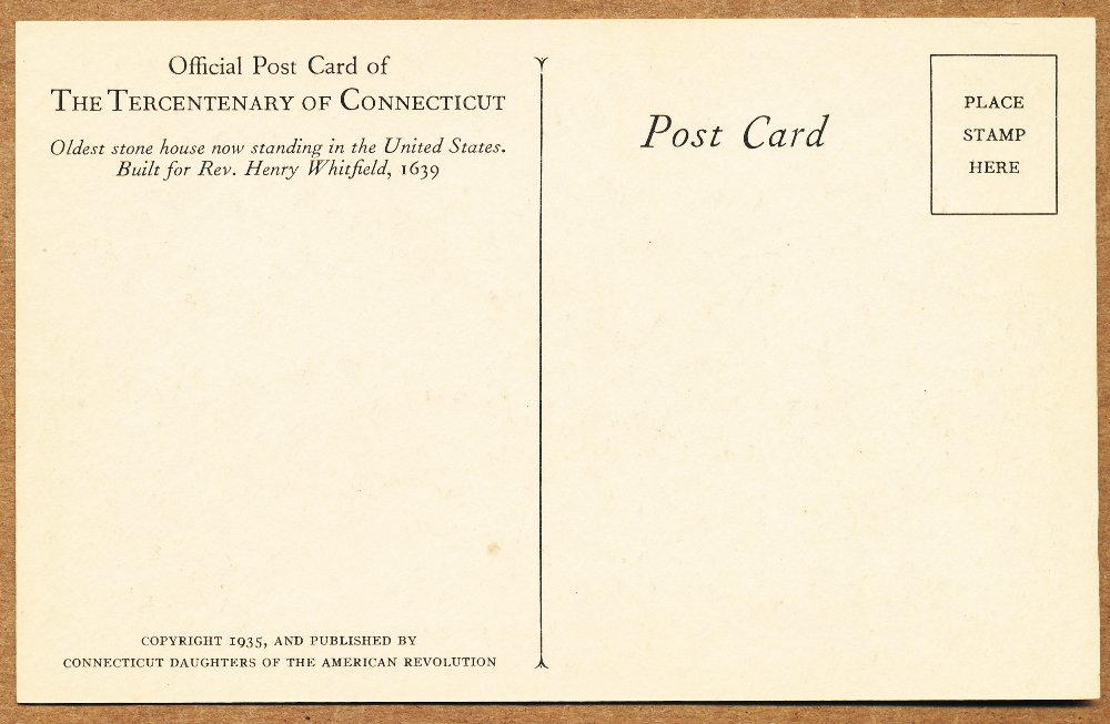 Commems-Collection-Classic:-1935-Connecticut-Tercentenary---Official-Postcards