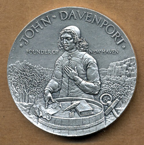 Commems-Collection-Medals:-1988-New-Haven,-CT-350th-Anniversary
