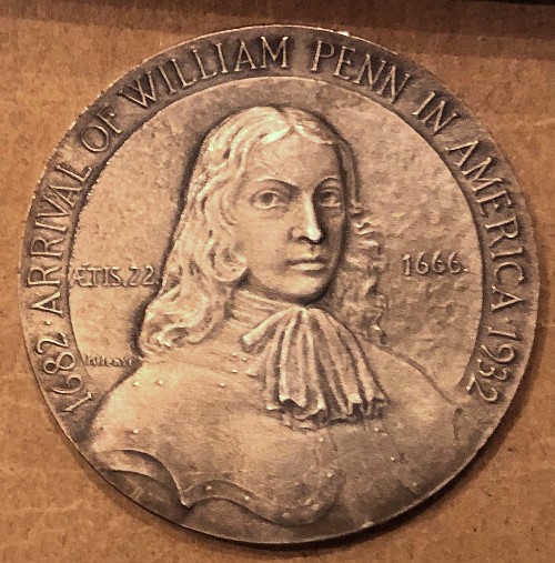 Commems-Collection-Medals:-1932-William-Penn-250th-Anniversary